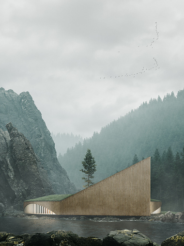 ​ArtWork-Exterior|Fjord Gallery|Render|Norway_02