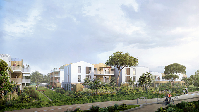 Housing projetc in Rodilhan - France
Architect : AJA (Montpellier)