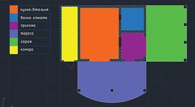 Project of a residental building.