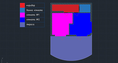 Project of a residental building.