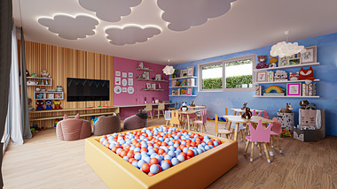 Interior Visualization - Playroom