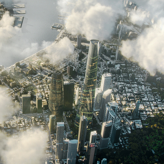 Step into a world where architecture and clouds intertwine. This aerial view captures the essence of a bustling modern metropolis, where towering skyscrapers pierce through a blanket of mist, basking in the soft glow of natural sunlight.
Inspired by the ever-evolving urban landscapes and the serene beauty of nature, this piece was meticulously crafted using 3ds Max, Corona, Photoshop. The combination of detailed modeling, realistic textures, and atmospheric lighting aims to create a sense of depth and grandeur.
Creating this image presented unique challenges, particularly in achieving the realistic interaction between the environmental buildings, the tower, and the clouds. By experimenting with different lighting setups and cloud formations, we aimed to strike a balance between realism and artistic expression.
This project has been a journey of creativity and technical exploration, and we excited to share it with the CGarchitect community. We welcome your thoughts and feedback.
Thank you for viewing!