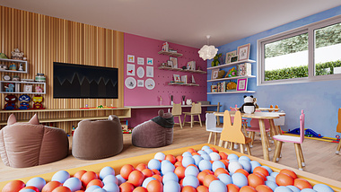 Interior Visualization - Playroom