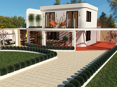 Project of a residental building.