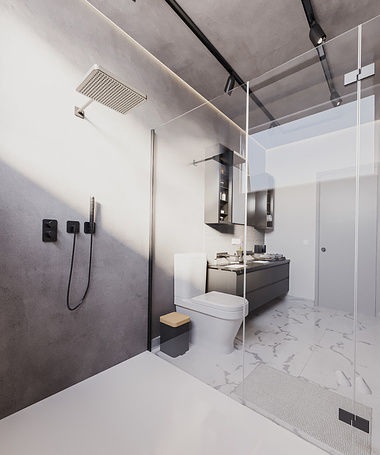 Industrial Bathroom