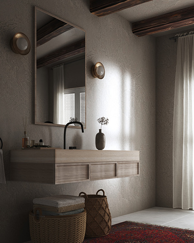 Greece Project | Bathroom Visualization