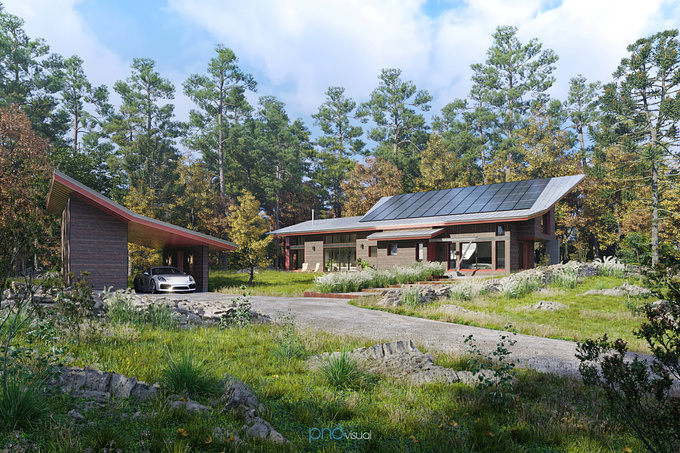 This is a project I made in full 3D based on NZE House / Paul Lukez Architecture. I made it with 3Dsmax, Corona Renderer, and Photoshop.