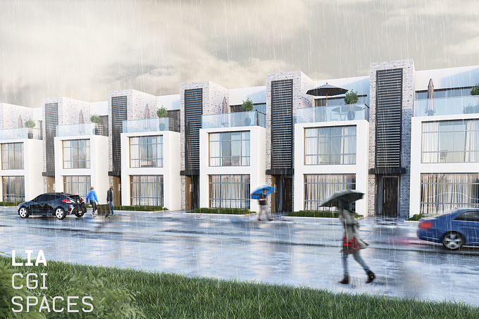 LIA CGI SPACES
3D ARCHITECTRAL VISUALISATION RENDERED AS A CLOUDY AND RANING DAY