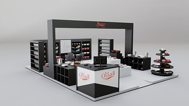 AL Makaan Stall Renders