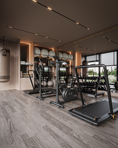 Interior Visualization - Home Gym