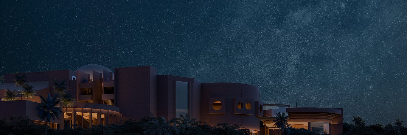 Badung Planetarium and Observatory - Night Scene