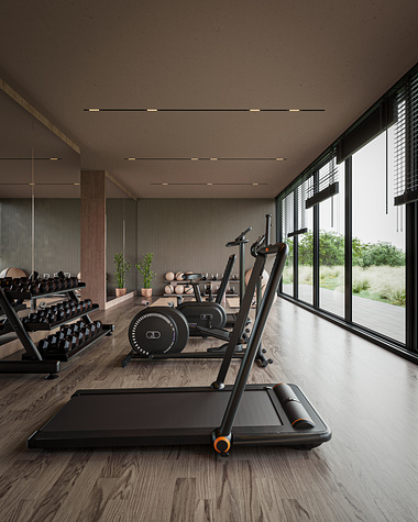 Interior Visualization - Home Gym