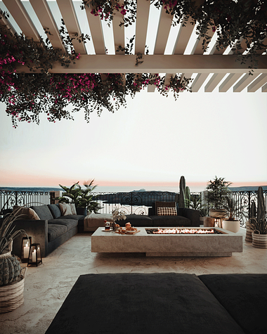 Santorini balcony