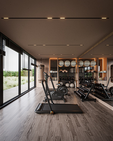 Interior Visualization - Home Gym