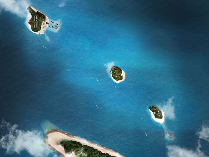 This is Private Island Rendering in Indonesia.
We are designing and visioning this island from zero.