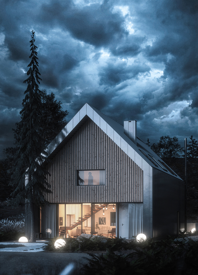 The concept show renovated barn adapted to living. The stainless panels work here as a mirror to reflect the beauty of the near environment.

Software: 3Ds Max, FStorm Renderer, Adobe Photoshop

Pixelcraft | Blog | Lessons | Instagram