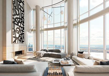 Hudson Yards Penthouse: An Oasis of Light and Openness