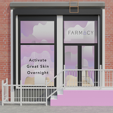 Farmacy Beauty Pop Up 3D Design