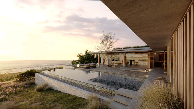 CAP KAROSO is Luxury Villa located in Karoso, Sumba, Indonesia.
This project is under The DESIGN Hotel and designed by GFAB Architects, Interior by  BITTE Design Studio.