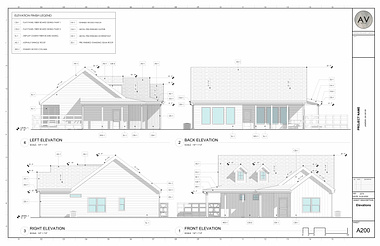 Residential House Site Measure and Renders