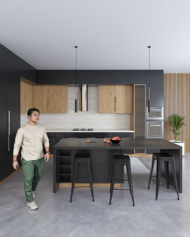 CGI - Kitchen design 3