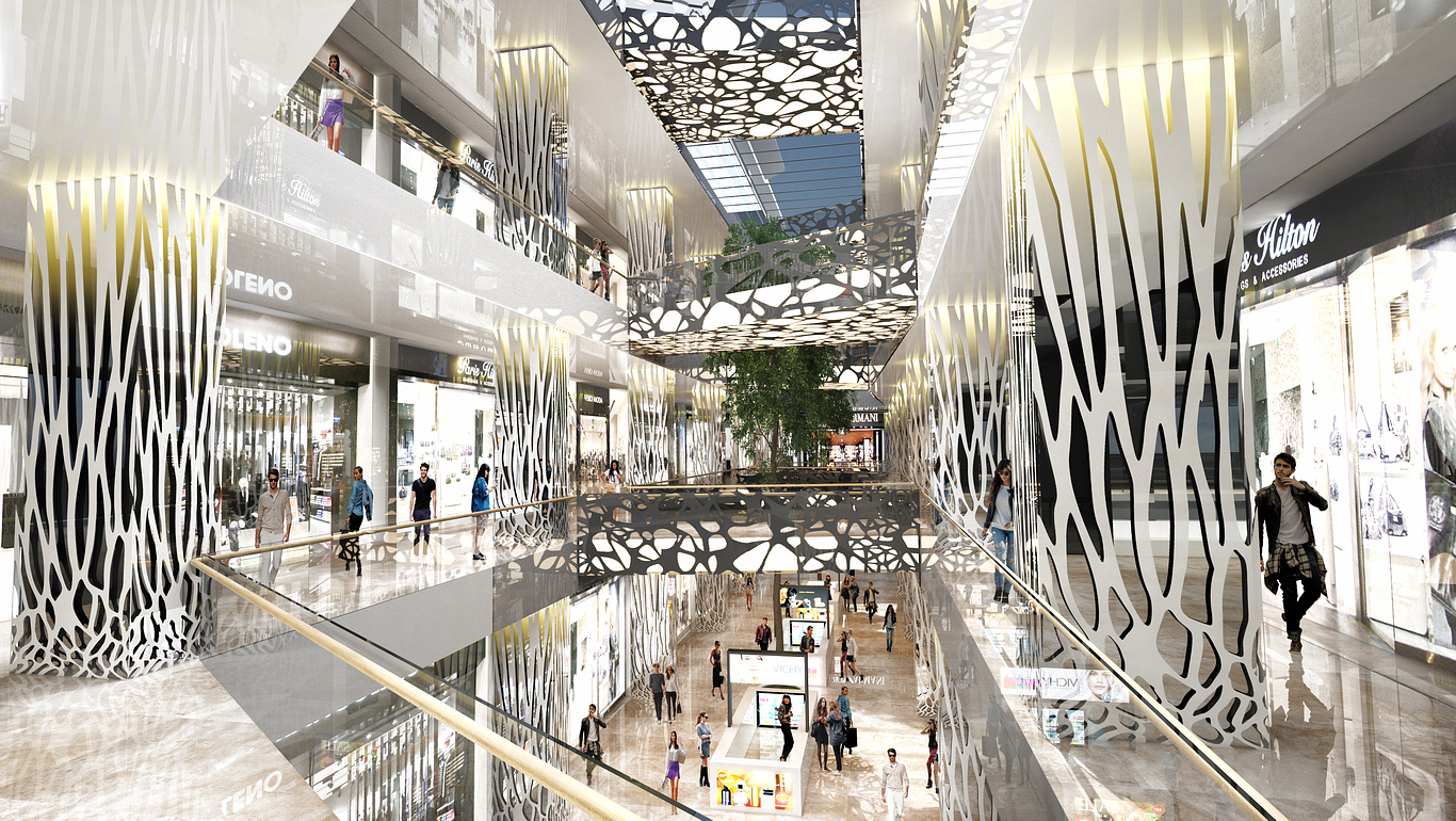 Mall Markovo Tepe Interior visualization | rOundpiXel Studio ...