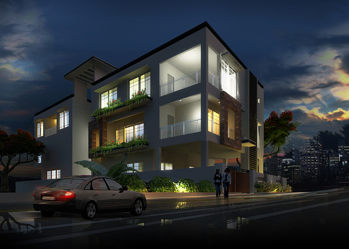 residential villa in hyderabad, india
it is worked as night view ......this short is very different climate. it is complete using max software only finally post production in photoshop