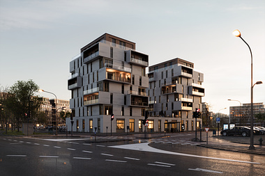 A MODERN APARTMENT BUILDING IN DELFT