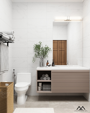 Small White Bathroom Design