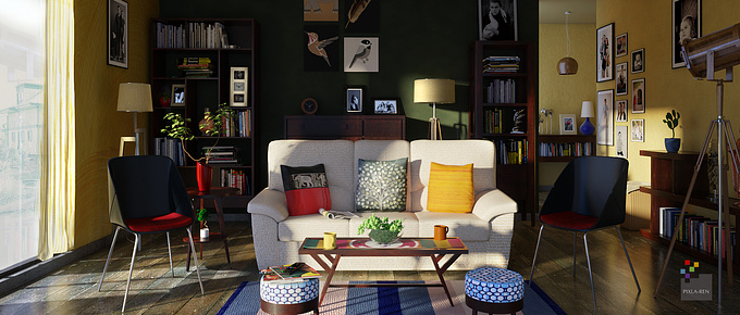 PIxla-Ren Animation - http://www.pixla-ren.com
A contemporary young Living Room