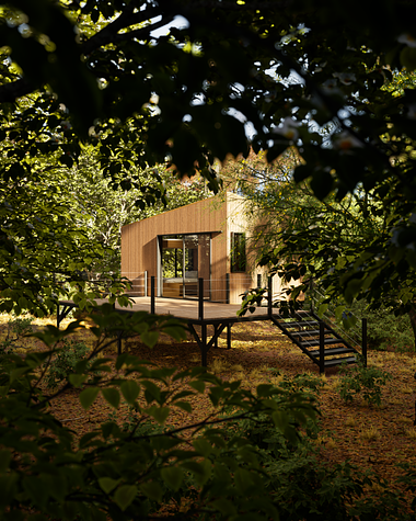 CGI - House in forest