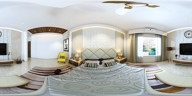 360 Degree Master Bedroom