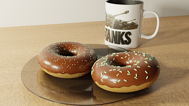 My first 3D doughnut from 2018 and 2020 