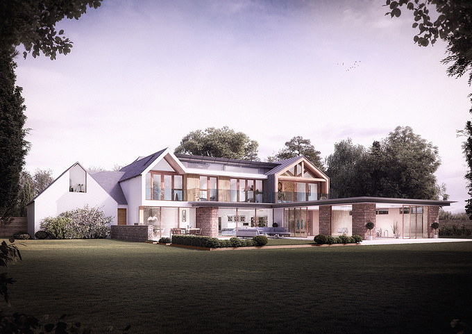 Marketing images for this beautiful rural re-development project near Wareham in Dorset, UK