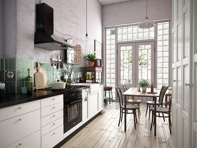 Une Cuisine (Kitchen) 
3DS Max 2019 - Vray Next - Photoshop CC
for more;  www.behance.net/ramizvardar
www.ramizvardar.com