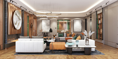 Luxury apartment 550+ sq m (living room)
