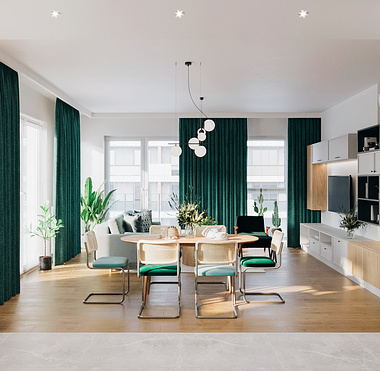 A classic apartment in two versions