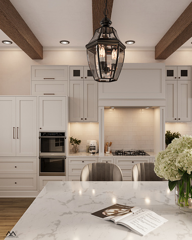 A Modern Farmhouse Kitchen