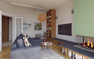 Villa renovation project - Living room II