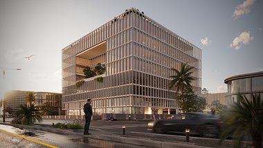 Jeddah Office Building - Visuals for Majid Harassani Architects