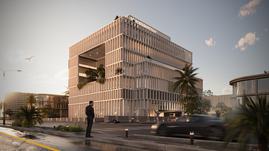 Jeddah Office Building - Visuals for Majid Harassani Architects