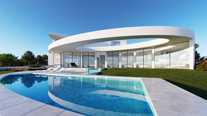 KNB visual - http://knb-arc.com/
We make 3d renderings worldwide. 
Our latest project: Team trainning
CASA ELIPTICA
Design: MARIOMARTINS
Location: Luz - Lagos - Portugal
E: info@knb-arc.com
#TeamKNB #exterior #villa #morning #sunrise #visual #3d