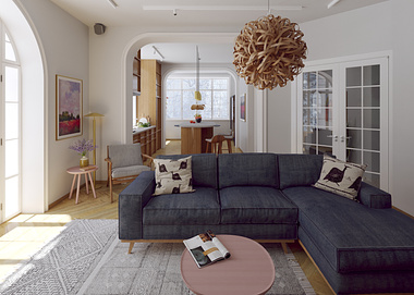 Villa renovation project - Living room III