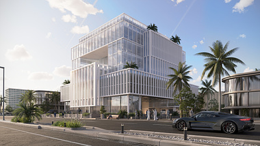 Jeddah Office Building - Visuals for Majid Harassani Architects