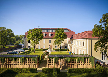 Exterior Visualization: Grimma-Hohnstädt Manor House