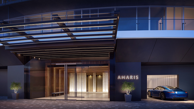 Created by Interface Multimedia for the Amaris condominium at the District Wharf in Washington, DC. For more information: https://www.ifmm.com/work/amaris