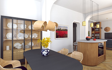 Villa renovation project - Dining room / Kitchen I