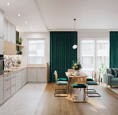 A classic apartment in two versions