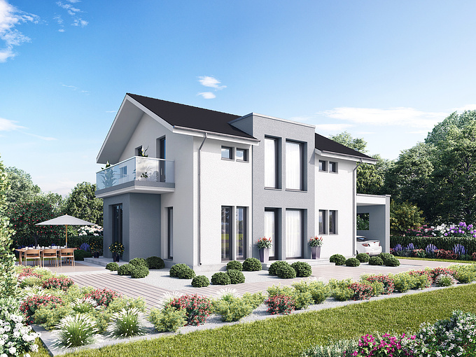 Yesterday Visual - https://www.behance.net/Lehongarch4c84?isa0=1#
M 167 MUSTERHAUS RHEINBACH.
Sw: 3Ds Max, Vray, Photoshop