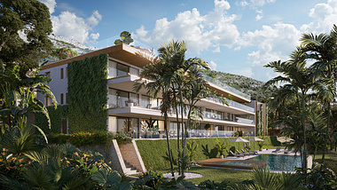 3D-Visualization of the villa concept